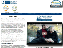 Tablet Screenshot of familyinhomecaregiving.com